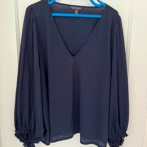 Banana Republic navy blouse